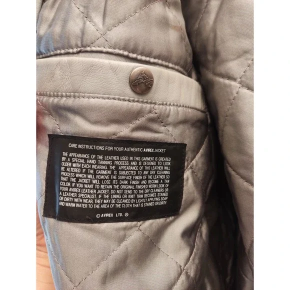 Avirex 7Lucky Tuskegee Leather Mens Size 3XL See Description